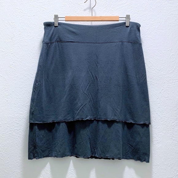 Athleta | Layered Skirt with Hidden Front Pocket | Grey | LG | Lightly Used - Picture 1 of 8